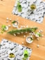 Preview: Tischset Platzset abwaschbar White Stones von ARTIPICS